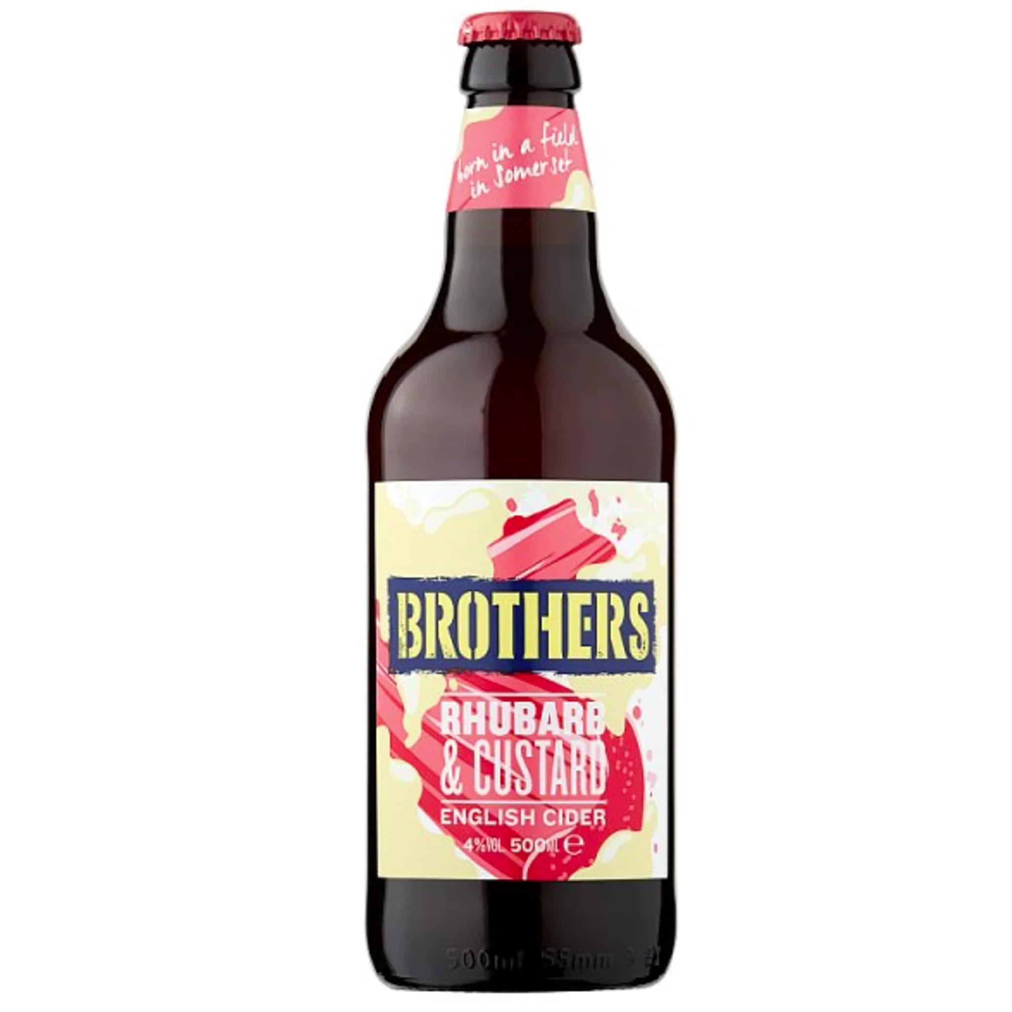 Brothers Rhubarb N Custard 3 Pack of 500ml