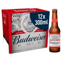 Budweiser 12 Pack Bottle 300ml