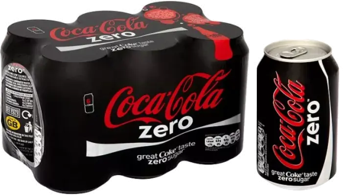 COCA COLA ZERO SUGAR 6PK CAN 330ML