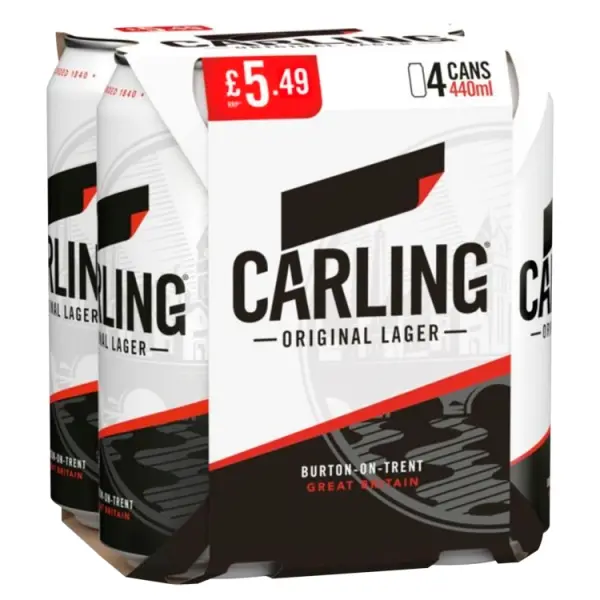 Carling 4 Pack of 440 ml