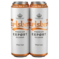 Carlsberg Export 4 Pack Pint Can Pm £7.49 4.8% 568ml
