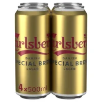 Carlsberg Special Brew Lager Beer Cans 4 X 500ml