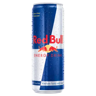 Refreshing Redbull Normal 355ml beverage.