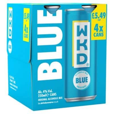 Wkd 4 Pack of 330ml