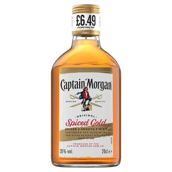 Captain Morgan Spiced Gold Rum Spirit 35% 20cl