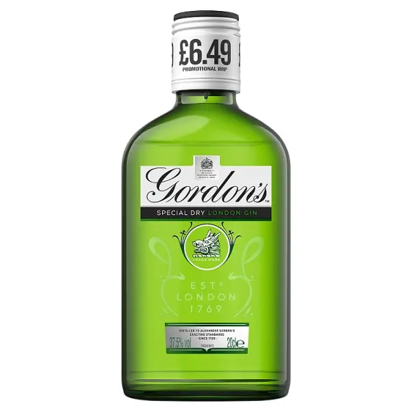 Gordons Special Dry London Gin 37.5% 20cl