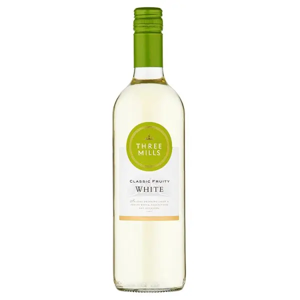 Three Mills White Wine 75cl